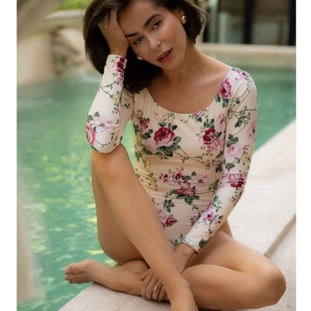 Floral Long Sleeve Bodysuit